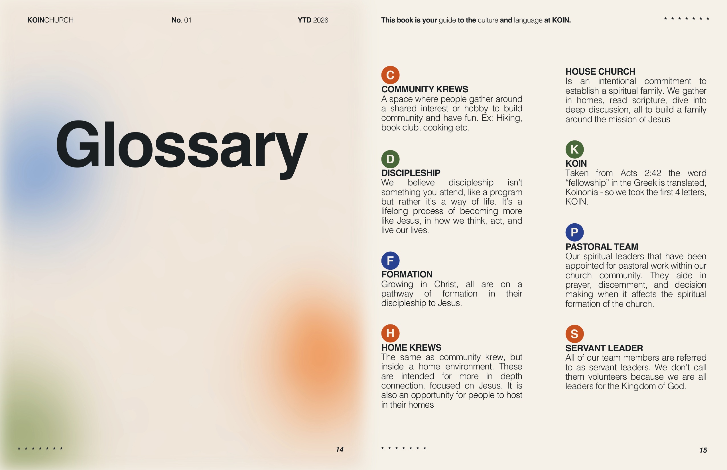 KOIN Glossary